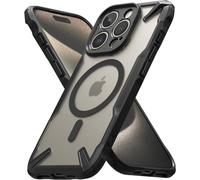 Kalanka-Compatible Avec Coque Iphone 15 Pro Max [Fusion-X Matte Magnetic] Magn¿¿Tique Antichoc Protection Militaire D¿¿Fense R¿¿Sistant Aux Rayures Polycarbonate Rigide Tpu Bumper - Matte Black