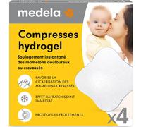 Kalanka-Compresses Hydrogel Réutilisables, Soulagement Et Rafraîchissement Instantané Pour Mamelons Douloureux Ou Crevassés, Coussinets Stériles, Emballés Individuellement, Lot De 4