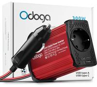 Kalanka-Convertisseur 12v 220v Voiture ¿ Transformateur 300 W, Onduleur, 3a Port Usb-C Et Usb-A, Convertisseur De Tension, Recharger Votre Ordinateur Portable, Ipad, Iphone Et Plus