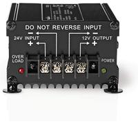 KALANKA-Convertisseur d'alimentation - Propulsé par la Voiture - 24 V DC - 12 V DC - 120 W - Bornier à vis - Equipé d'un fusible - Noir
