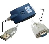 KALANKA-Convertisseur USB vers série COM RS232 avec Cordon Null Modem croisé et Prise terminale Femelle DB9