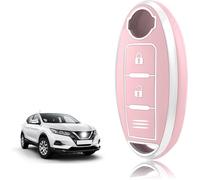Kalanka-Coque Clé Tpu, Etui Clé Étui Clé Adapté Pour Nissan Qashqai J11 J12 Juke F15 X Trail T32 Micra K13 K14 Infiniti Q50 Qx60 Ex35 Fx45, Couvre Clef Cache Cle Voiture Telécommande - Trois Lignes