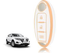 Kalanka-Coque Clé Tpu, Etui Clé Étui Clé Adapté Pour Nissan Qashqai J11 J12 Juke F15 X Trail T32 Micra K13 K14 Infiniti Q50 Qx60 Ex35 Fx45, Couvre Clef Cache Cle Voiture Telécommande - Trois Lignes