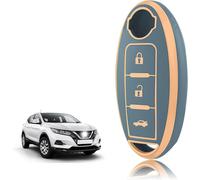 Kalanka-Coque Clé Tpu, Etui Clé Étui Clé Adapté Pour Nissan Qashqai J11 J12 Juke F15 Xtrail T32 Micra K13 K14 Infiniti Q50 Qx60 Ex35 Fx45, Couvre Clef Cache Cle Voiture Telécommande - Coffre
