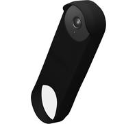 KALANKA-Coque Compatible avec Google Nest Doorbell - Coque en Silicone pour Sonnette Vidéo - noir
