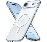 Kalanka-Coque Compatible Avec Iphone Air Case Accessoires [Fusion Magnetic] Magnétique Transparente Clear Ultra Fine Solide Rigide Back Souple Bumper Antichoc Protection Étui - Magnetic Clear