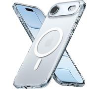 Kalanka-Coque Compatible Avec Iphone Air Case Accessoires [Fusion Magnetic Matte] Magnétique Translucide Ultra Fine Rigide Back Souple Bumper Antichoc Protection Étui - Magnetic Matte Clear