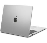 KALANKA-Coque Compatible avec MacBook Air 13 Pouces M1 A2337 A2179 A1932, Coque Rigide Protège Compatible avec MacBook Air 13 Pouces 2021 2020 2019 2018 Retina Display Touch ID, Frost