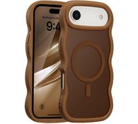 Kalanka-Coque Magn¿¿Tique Pour Iphone Air Compatible Avec Recharge Sans Fil, Wave Frame ¿¿Tui En Silicone Liquide, Housse De Protection Antichoc Bumper Cover Case Avec Anti-Rayures, Dor¿¿