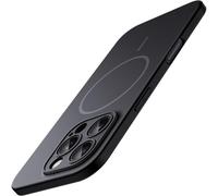 KALANKA-Coque Magnétique Fine pour iPhone 16 Pro 6,3 Pouces Compatible avec MagSafe, Protection Complète de l'Objectif Caméra, Étui Housse Mat Protectrice Ultra Mince Légère (Noir)