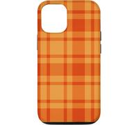 Kalanka-Coque Pour Iphone 12/12 Pro Tartan Buffalo Orange Halloween Plaid Automne Citrouilles