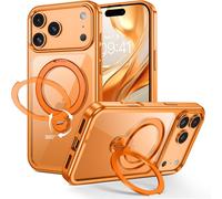 Kalanka-Coque Pour Iphone 17 Pro Max, Avec Support Int¿¿Gr¿¿ Rotatif 360¡Ã, Magn¿¿Tique Compatible Avec Magsafe, Protection Anti-Chute, ¿¿Tui ¿¿ Finition M¿¿Tallis¿¿E Brillante Pour Iphone 17 Pro Max,