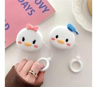 KALANKA-Coque pour Samsung Galaxy Buds2 Pro (2022), Galaxy Buds 2 (2021), Galaxy Buds Pro (2021), Galaxy Buds Live (2020), Housse en Silicone avec Porte-clés pour écouteurs Galaxy Buds (Donald)