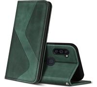 Kalanka-Coque Pour Samsung Galaxy M11 / Galaxy A11, Premium ?Tui Housse En Cuir De Protection Avec [Emplacements Cartes], Clapet Folio Portefeuille Pour Samsung Galaxy M11 / Galaxy A11 (Vert)