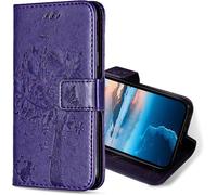 Kalanka-Coque Pour Xiaomi Redmi Note 9, Etui Protection Housse Premium En Cuir Pu, Antichoc ?Tui ? Rabat Portefeuille Flip Case Pour Redmi Note 9 (Violet)