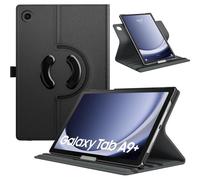 KALANKA-Coque Rotative pour Samsung Galaxy Tab A9+/A9 Plus 11"" 2023 SM-X210/X216/X218, Couvercle de Support Rotatif à 90 Degrés pour Tablette Galaxy Tab A9+ Veille Automatique, Noir