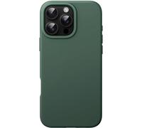 KALANKA-Coque Silicone Liquide pour iPhone 16 Pro 6,3 Pouces, Étui de Protection Intégrale Soyeuse et Douce au Toucher, Housse Anti-Rayures avec Doublure en Microfibre (Vert Nuit)
