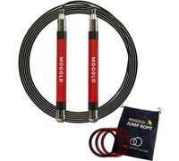 Kalanka-Corde À Sauter Crossfit Pour Homme/Femme/Enfant - Design À Vis - Double Roulement À Billes - Poignée Durable En Silicone Et Métal Avec Corde À 4 Vitesses - Parfait Pour La Boxe, Mma, Double