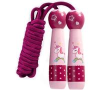 Kalanka-Corde À Sauter Pour Enfants - Réglable - En Coton - Avec Poignée En Mousse - Corde À Sauter - Pour Garçons Et Filles - Fitness - Développement Osseux