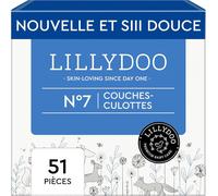 Kalanka-- Couches-Culottes Bébé, Taille 7 (15+ Kg), Lot De 3 Paquets (51 Pièces), Ultra-Douces Et Anti-Fuites, Sans Parfum Et Lotion Pour Les Peaux Sensibles, Testées Dermatologiquement