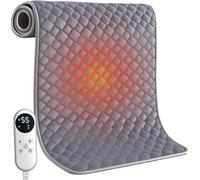 Kalanka-Coussin Chauffant Avec Arrêt Automatique, 80x42cm Coussin Chauffant Cervicales Xxl Avec Niveaux De Chauffage 25-55°C, Minuterie 1-12h, Flanelle Cristal Allongée, Coton De Soie Épaissi, Grand