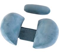 Kalanka-Coussin De Grossesse, Coussin Allaitemen Coussin D'allaitement Pour Femmes Enceintes, Pour Ventre,Hanches,Jambes,Soutien Du Dos, Lavable Amovible (Bleu)