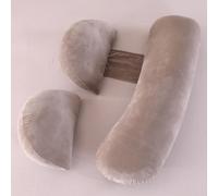 Kalanka-Coussin De Grossesse, Coussin Allaitemen Coussin D'allaitement Pour Femmes Enceintes, Pour Ventre,Hanches,Jambes,Soutien Du Dos, Lavable Amovible (Kaki 1)