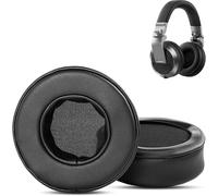 KALANKA-Coussinets compatibles avec Pioneer DJ HDJ-X5 HDJ-X7 HDJ-X10 Casques Oreillettes Coussin de Remplacement (Cuir synthétique/Mousse à mémoire)