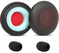 KALANKA-Coussinets de rechang Coussinets de Rechange en Mousse compatibles avec Casque JLab Go Work - en Cuir protéinée en Mousse pour Casque JLab Go Work - en Cuir protéiné