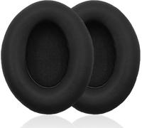 KALANKA-Coussinets de rechange compatibles avec les casques Sennheiser HD201 HD201S HD200 Pro HD180 HD418 HD419. En cuir protéiné et mousse à mémoire de forme - Noir