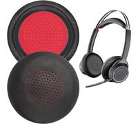 KALANKA-Coussinets de rechange pour casque Plantronics Voyager Focus 1/2 UC, Voyager Focus B825, Voyager 4210/4220, Plantronics Ear Pads Cover for Poly BlackWire 5200/5210/5220/7225.