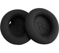 KALANKA-Coussinets d'oreille pour Anker Soundcore Space One, Isolation du Bruit, Coussinets d'oreille à Haute élasticité avec éponge en Cuir protéiné Respirant, Remplacement des (Black)