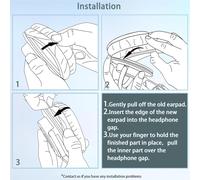 KALANKA-Coussinets d'oreilles Compatibles avec Les écouteurs PreSonus HD9 HD-9 HD 9 Coussin de Remplacement pour Oreille (Tissu Doux/Mousse de Haute Qualité)