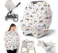 Kalanka-Couverture D'allaitement - Écharpe D'allaitement, Motif Animal Coloré - Housses De Siège De Voiture Pour Bébés Et Nourrissons - Housse De Poussette - Auvent De Siège Auto Pour Garçons Et Fill