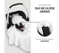 Kalanka-Couverture Enveloppante Bébé Snuggle N Dream - Nid D'ange Siege Auto, Poussette, Nacelle Avec Harnais 5 Points, Lavable -