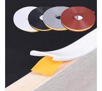 KALANKA-Couvre Chant en Flexible en Forme de u, Autocollante Bande pour meuble de Chant Plan de Travail pour protéger Les Bords d'armoires, TPE -placage Bois Pas de Chant thermocollant (White,U20mm*3