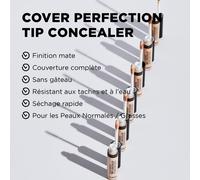 Kalanka-Cover Perfection Tip Concealer Spf28 Pa++ 6.5g #1.5 Beige Naturel - Correcteur Liquide Multi-Usage, Maquillage À Couverture Complète Pour L'acné, Les Taches Sombres, L'hyperpigmentation