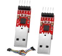 KALANKA-CP2102 USB to Serial Module 2 Pieces CP2102 USB to TTL Converter with Jumper CP2102 USB Serial Converter CP2102 Chip for 3.3V and 5V Compatible with Arduino and STC Download