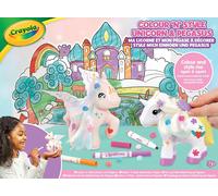 KALANKA-Crayola - Ma Licorne et Mon Pégase à Décorer - Jeu Créatif pour Enfants à Partir de 4 ans - Jeu d'Imagination - Personnalise à l'Infini avec les Feutres et les Perles