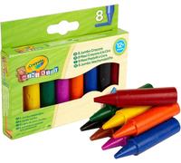 KALANKA-Crayola - Mini Kids, maxi-pastels de cire, Crayons avec forme arrondie, 8 unités, à partir de 12 mois, 81-0080