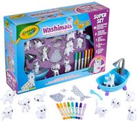 KALANKA-Crayola - Washimals, Super Set XXL Masques et Costumes, pour colorier et Faire Prendre Un Bain aux bébés Animaux, Jouet et Cadeau pour Enfants, à partir de 3 Ans, 74-7461