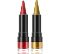 Kalanka-Crayon Eyeliner Couleur, Gel Eyeliner Métallique Pailleté, 4 En 1 Maquillage Des Yeux Stick-Eye Lip Liner, Ombre À Paupières, Waterproof, Pour Un Maquillage Glamour Audacieux