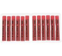 KALANKA-Crayons à L'Huile Crémeux, 12 Pièces de Craies à L'Huile Douces Pour Fournitures D'Art Pour La Peinture, Le Dessin et Le Mélange Pour Artistes Débutants Rouge