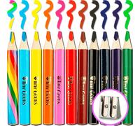 Kalanka-Crayons De Couleur Jumbo - Nouveauté Crayons De Couleurs Enfant & Arc-En-Ciel - Parfait Pour Les Jeunes Écoliers - Recommandés Par Les Professeurs