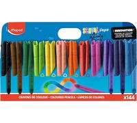Kalanka-- Crayons De Couleur School'peps Infinity - 100% Mine, 100% Utilisable - Zéro Déchet - Sans Taillage - Dure Très Longtemps - Forme Triangulaire Ergonomique - School Pack De 144 Crayons 861606