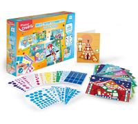 KALANKA-Creativ - Coffret Maxi Gommettes et Cartes d'Activités - 4000 Gommettes + 12 Cartes A5 - Kit Créatif pour Enfants Dès 3 ans, Unique