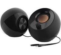 KALANKA-Creative Labs Pebble 4.4W Noir haut-parleur - (2.0 canaux, Avec fil, 3,5 mm, 4,4 W, 100 - 17000 Hz, Noir)