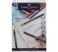 KALANKA-Creative Studio Bloc de 15 feuilles de papier à spirales sans acide, 190 g/m², 15 feuilles pour aquarelle, crayons et marqueurs, arts, artisanat, maison et école