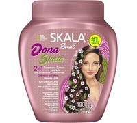 Kalanka-- Crème De Soin Pour Cheveux Dona Skala - Végane - Pas D'expérimentation Sur Les Animaux - Avec De L'huile D'avocat Et De L¿Huile De Lin - Contient Des Vitamines, Blanche, 1 Kg (Lot De 1)