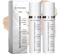 Kalanka-Crème Hydratante Teintée Anti-Âge 2 Flacons Fond De Teint Anti-Âge Pour Femmes Sérum Pour Le Visage Avec Couvrance Légère Et Teinte Universelle Transparente (50ml)